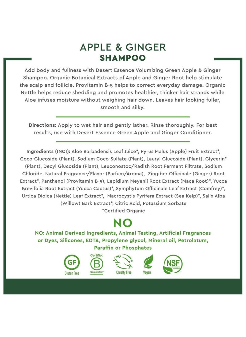 Organics Green Apple & Ginger Shampoo & Conditioner Bundle