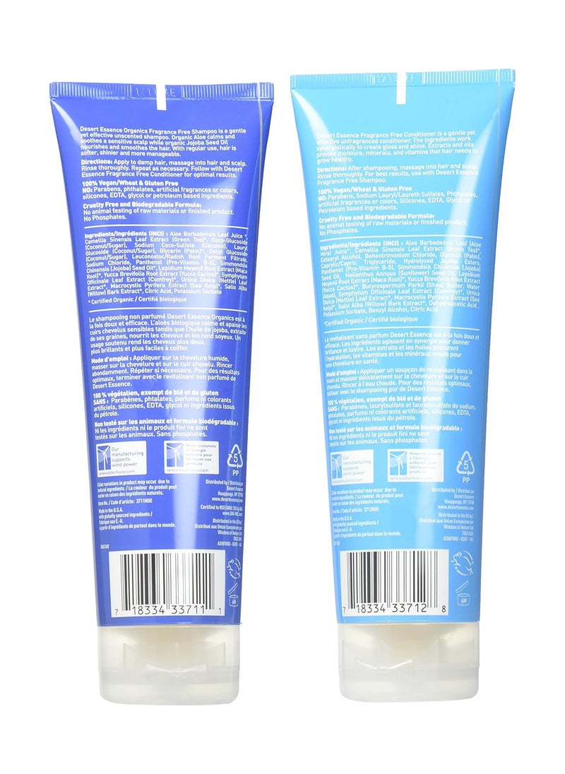 Fragrance Free Shampoo & Conditioner Bundle  8 fl oz each