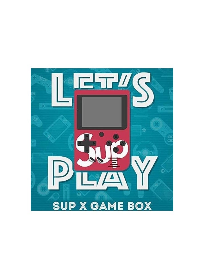 ADVANCE SUP Game Box Plus Retro Handheld Game Console with 400 Classic Games Built-In Portable Mini Gameboy with 3.0 Inch Screen Rechargeable Battery for Kids and Adults