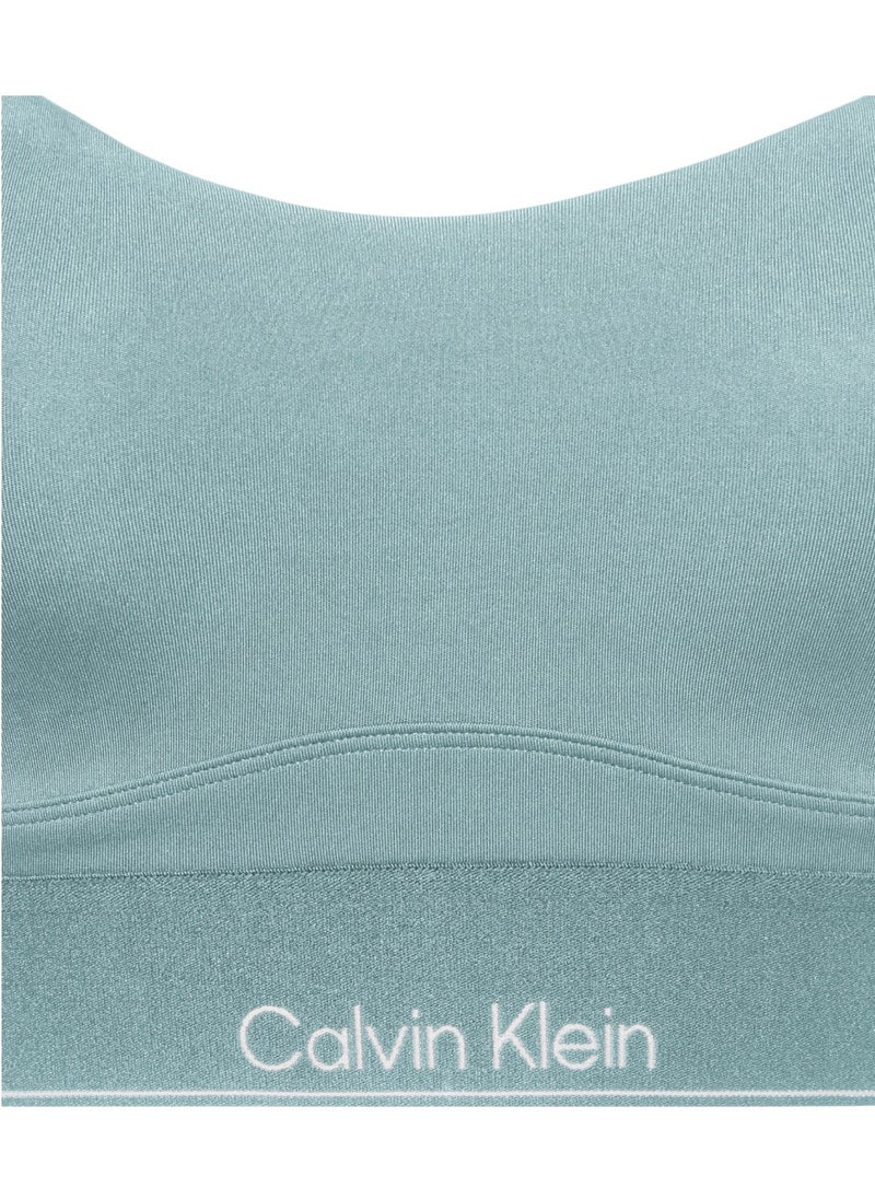 Women's High Support Sports Bra - Polyester Blend, Blue