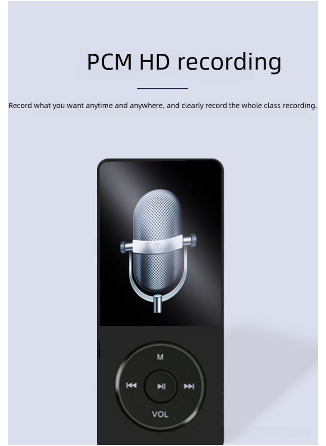 Mini Portable Mp3 Mp4 Music Player 1.8 Inch Screen Card Insertion Sports Music Player For Students-Body Color:Green [Band Out]]-Memory Capacity:Single Card [without Memory] Without Accessories