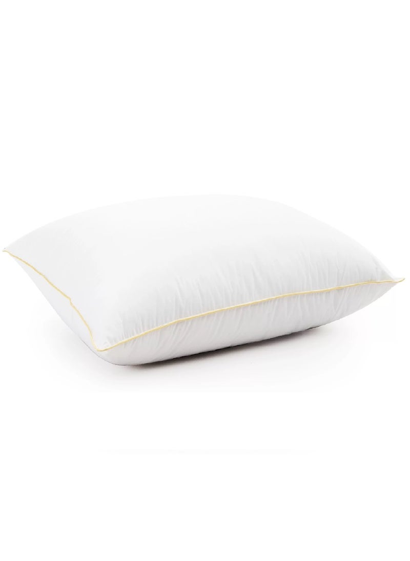 Single Piping Pillow Cotton Bed Pillow 50x70cm Made in Uae