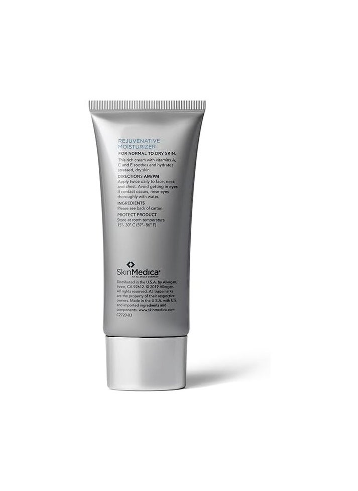 SkinMedica Rejuvenative Moisturizer - Daily Face Lotion for Women, Oil-Free Facial Cream and Moisturizer Ideal for Normal and Dry Skin, 2 Oz
