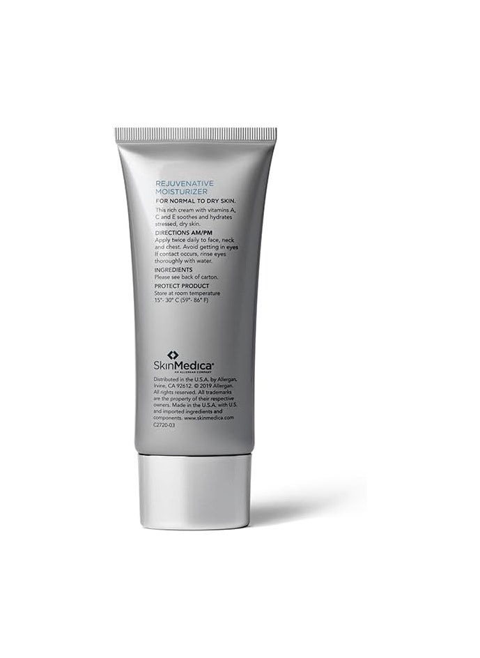 SkinMedica Rejuvenative Moisturizer - Daily Face Lotion for Women, Oil-Free Facial Cream and Moisturizer Ideal for Normal and Dry Skin, 2 Oz