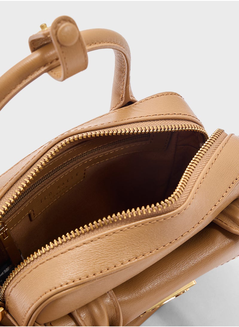 Anibell Mini Leather Crossbody Bag