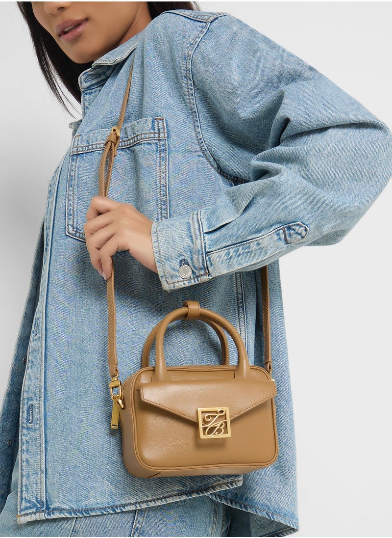 Anibell Mini Leather Crossbody Bag