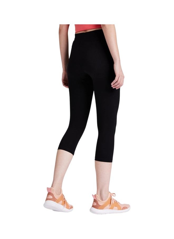 1391 Women Super Combed Cotton Elastane Stretch Slim Fit Capri with Ultra soft Waistband