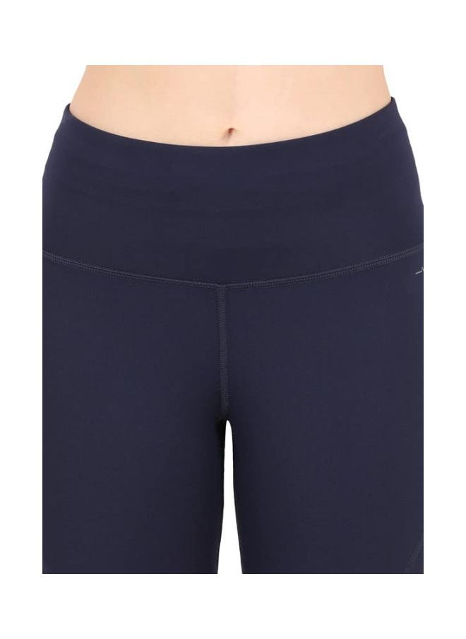 Women Microfiber Elastane Stretch Slim Fit Capri with Breathable Mesh and StayFresh Treatment