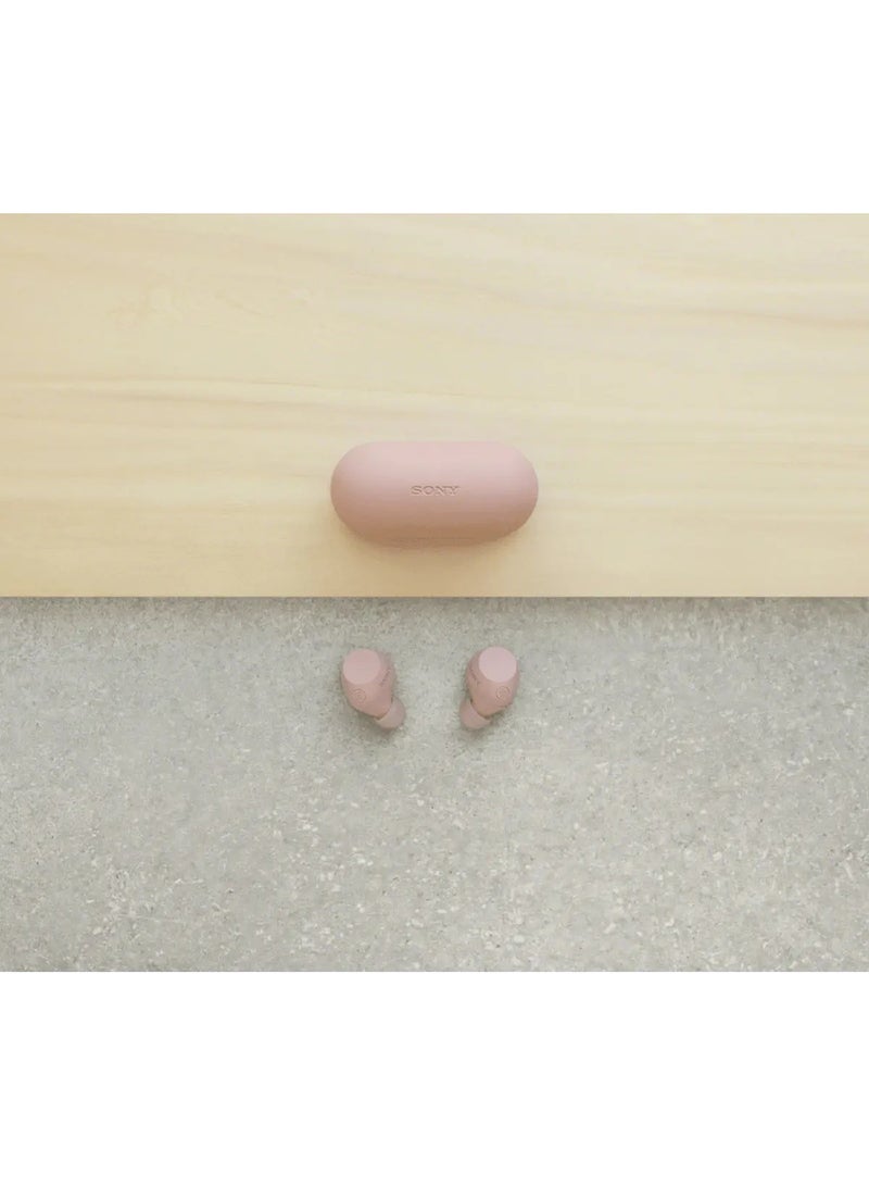 WF-C710N Wireless Noise-Canceling Earbuds with 30-Hour Battery Life, Clear Calls, and Deep Bass – Sweat & Water-Resistant pink