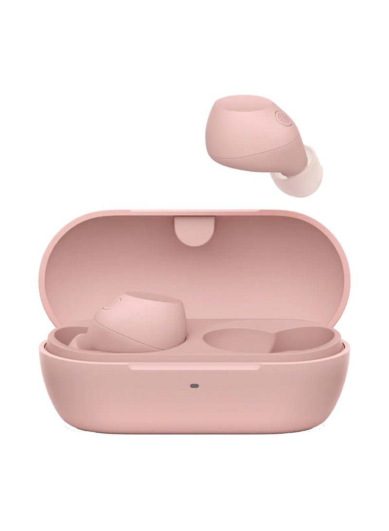 WF-C710N Wireless Noise-Canceling Earbuds with 30-Hour Battery Life, Clear Calls, and Deep Bass – Sweat & Water-Resistant pink