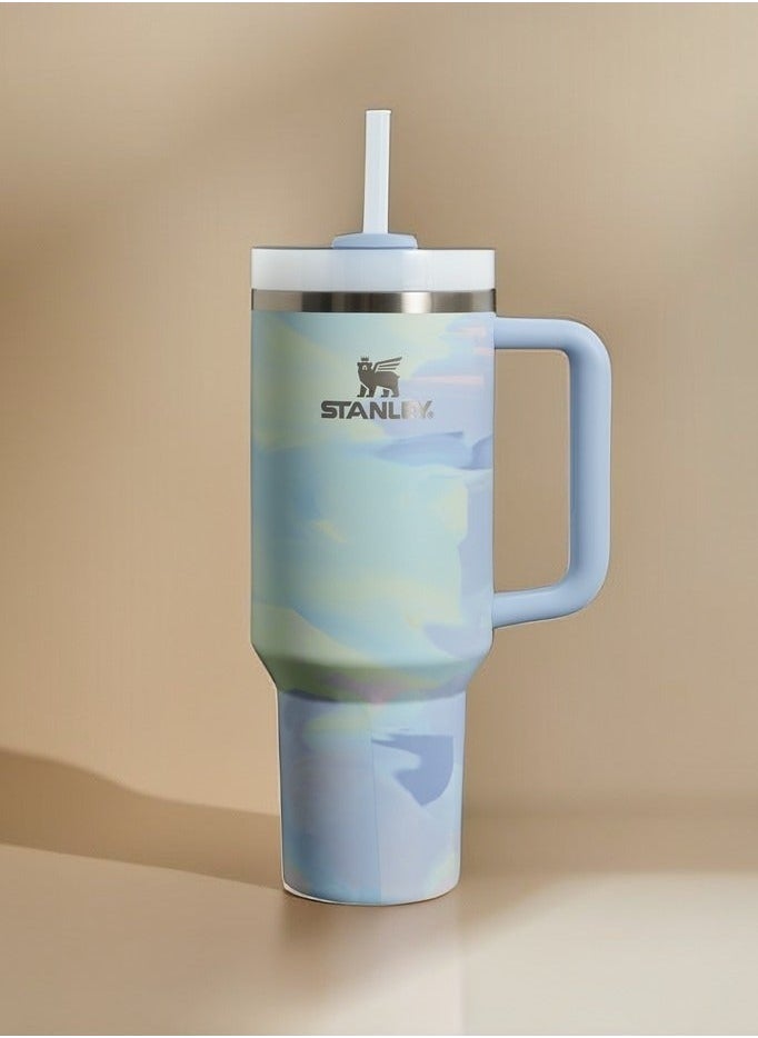 Stanley Quencher H2.0 FlowState Stainless Steel Vacuum Insulated Tumbler with Lid and Straw for Water, Iced Tea or Coffee, Smoothie and More, 40 oz