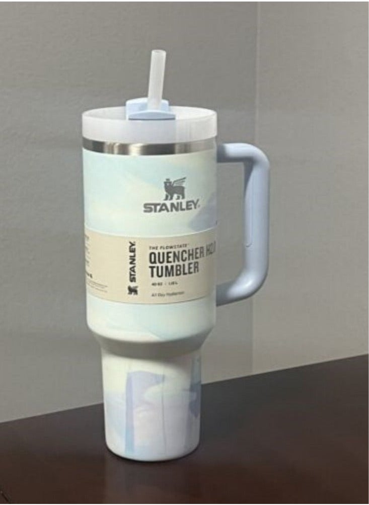 Stanley Quencher H2.0 FlowState Stainless Steel Vacuum Insulated Tumbler with Lid and Straw for Water, Iced Tea or Coffee, Smoothie and More, 40 oz