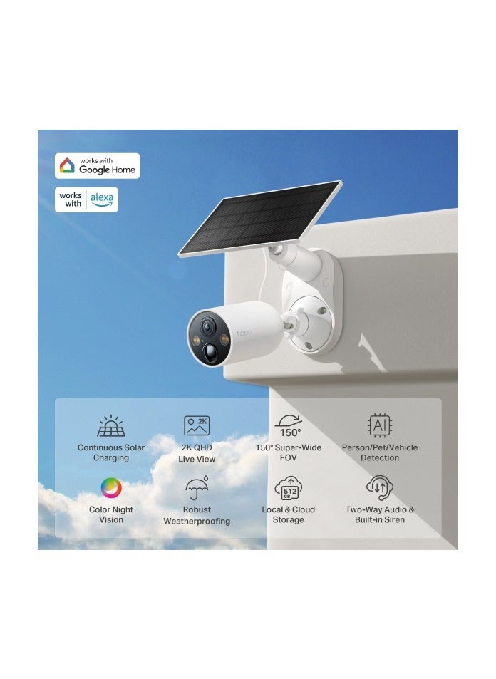 Tapo C425 KIT New Solar-Powered Security Camera Kit