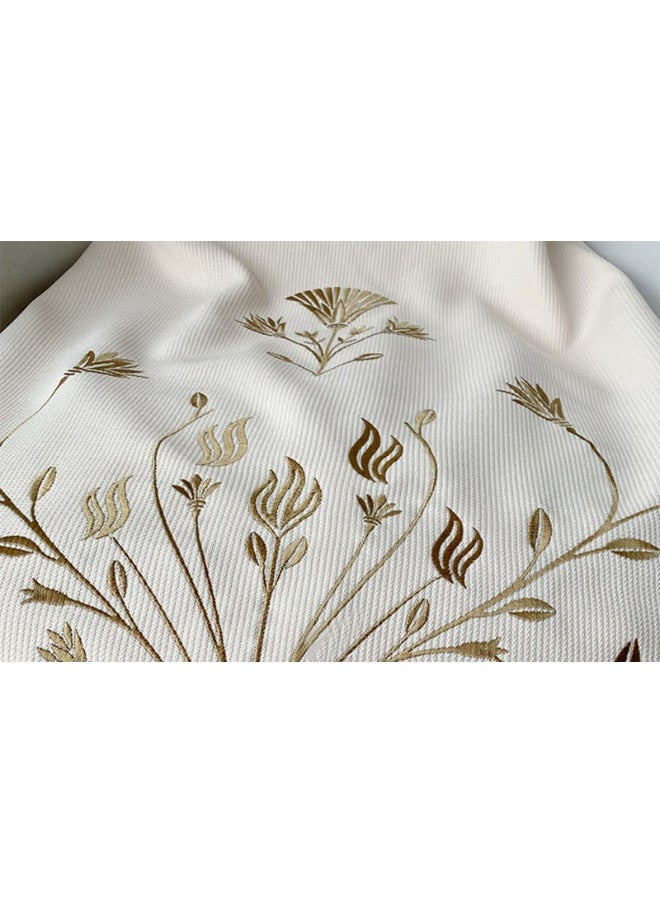 New Women's Embroidered Corset-Style Maxi Dress with Rhinestone Accents