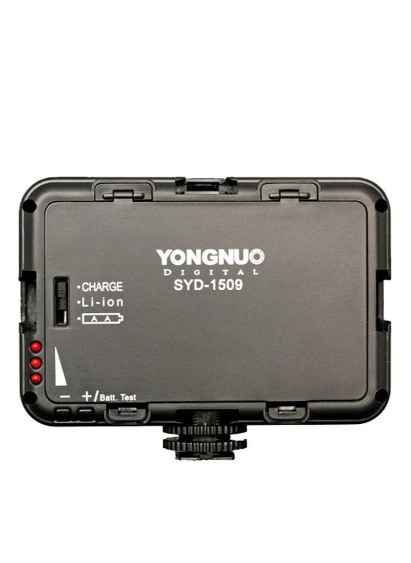 YONGNUO SYD1509 LED Video Light – 12 Brightness Levels, 135 LEDs, 15ft Range