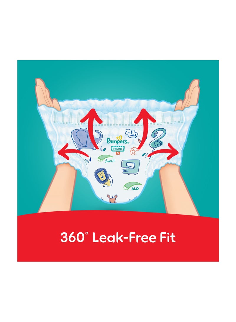 Rash And Leakage Protection Size 5 12-18kg Pant Diapers Aloe Vera Lotion  Super Saver Box - 162 Count