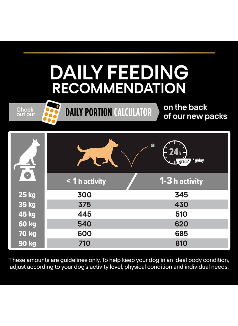 Everyday Nutrition Large Athletic Adult, Dry Dog Food with Chicken 14kg