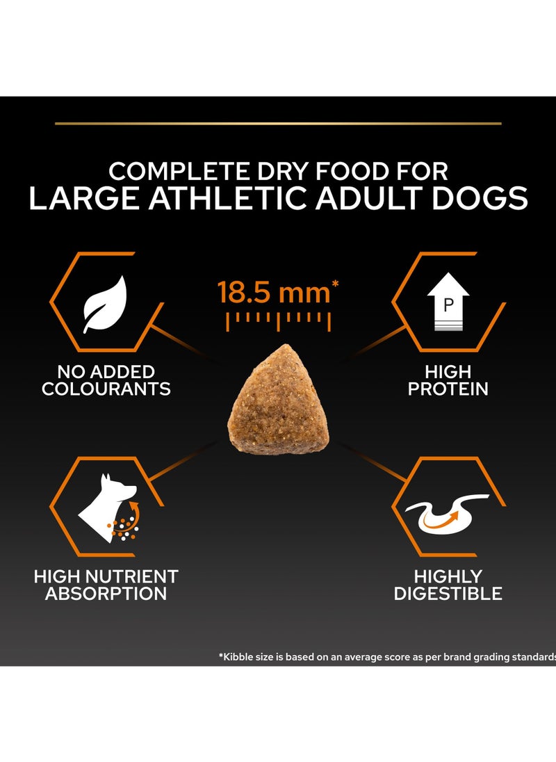 Everyday Nutrition Large Athletic Adult, Dry Dog Food with Chicken 14kg