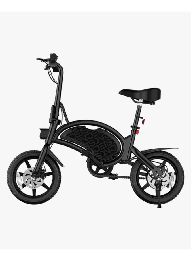 Renewed - Jetson Bolt Pro American E-Bike Bike 350W Brushless Motor, Built-In Pedals, Foldable Frame, Lightweight & Compact Design – This amazing e-bike comes with FREE helmet, lock, and vest – Black