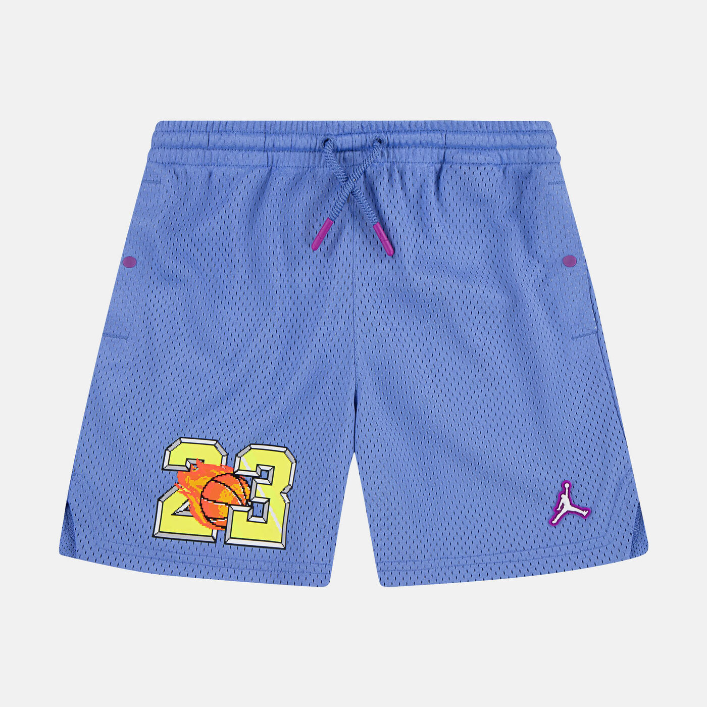 Kids' Customized Air 23 Flame Shorts