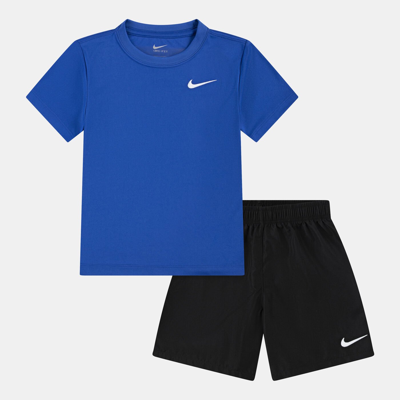 Kids' Dri-FIT Woven T-Shirt and Shorts Set