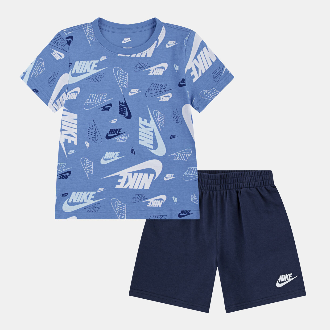 Kids' Sportswear Printed T-Shirt and Shorts Set