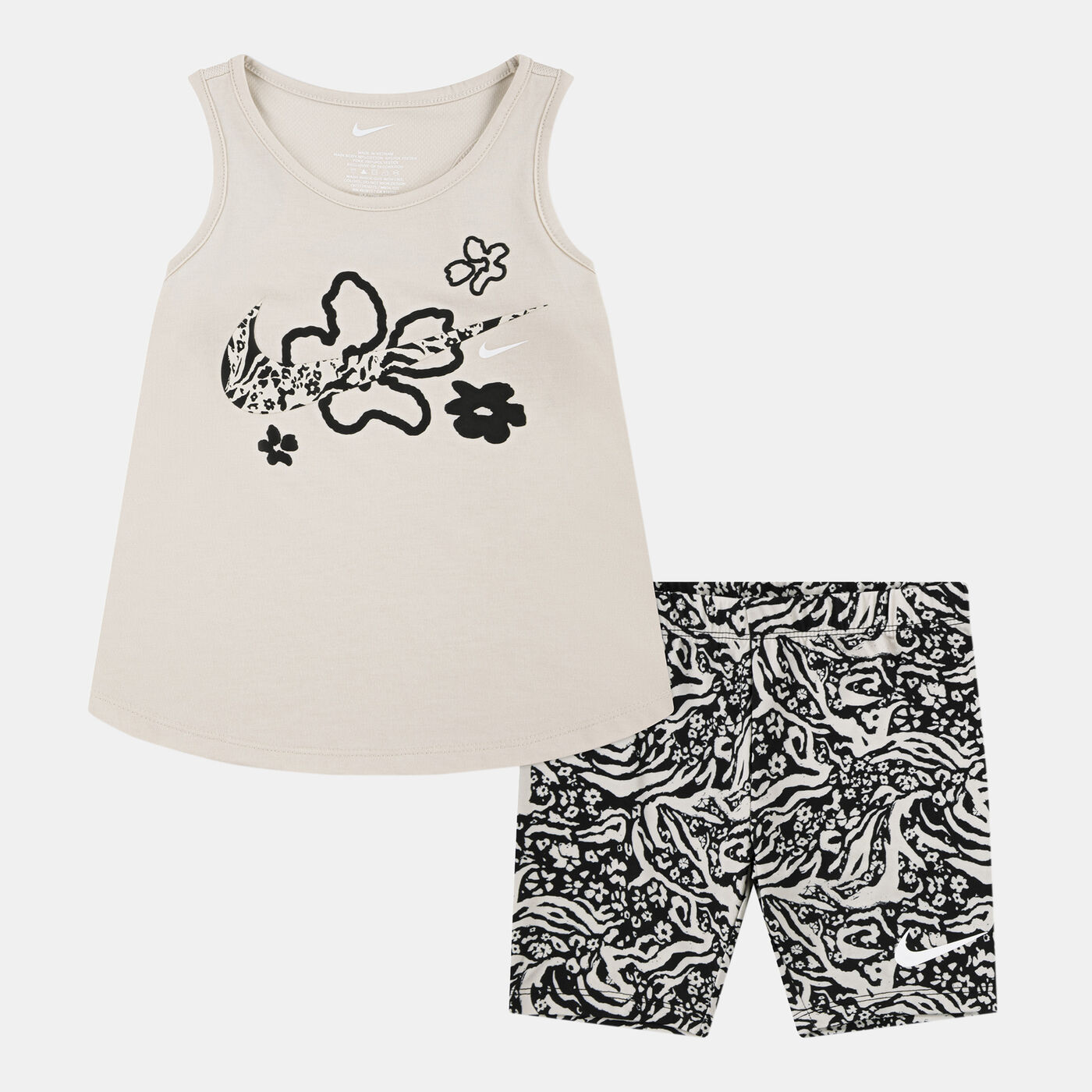 Kids' Wildflower Printed Tank and Shorts Set