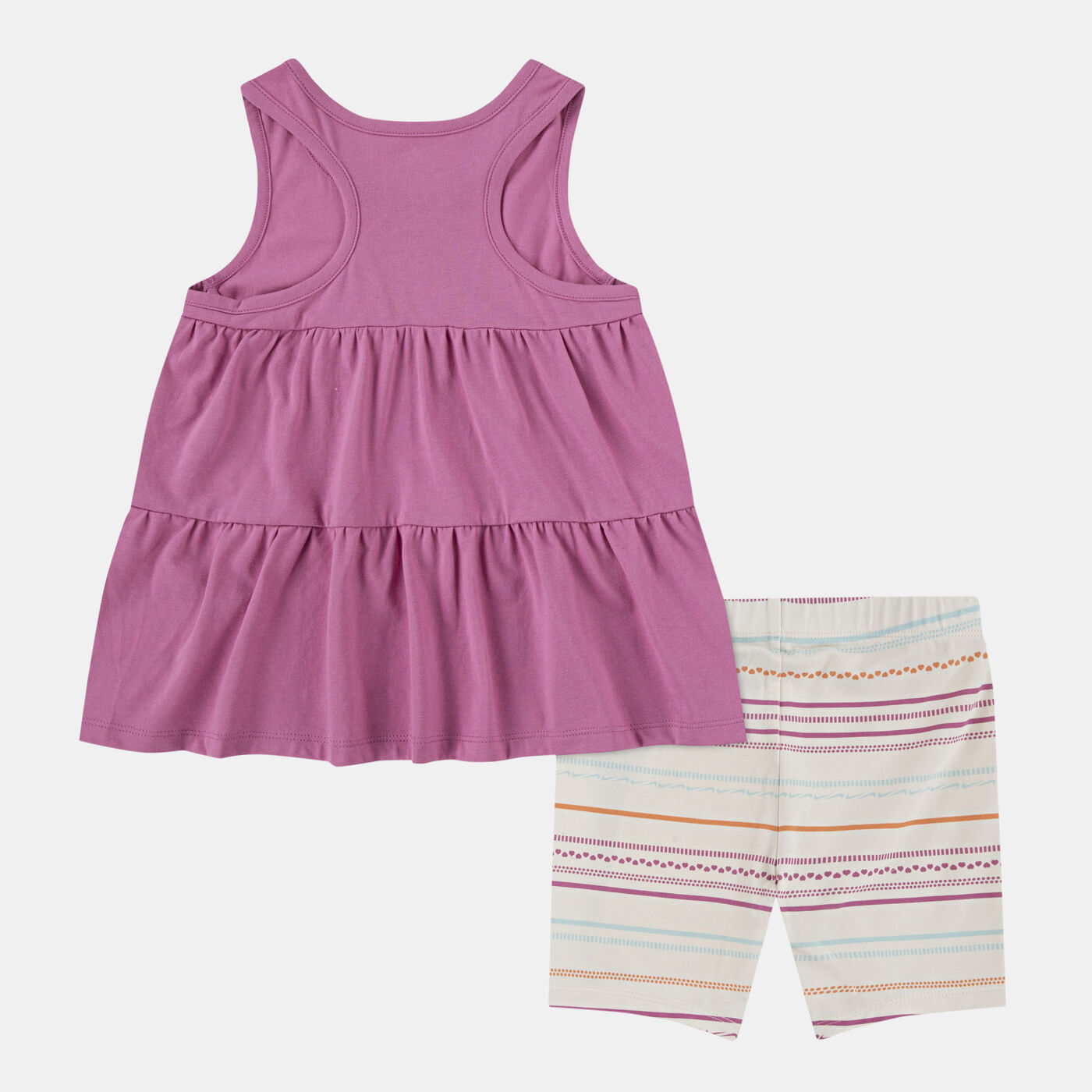 KIds' Sunny Swoosh Tank Top and Bike Shorts Set
