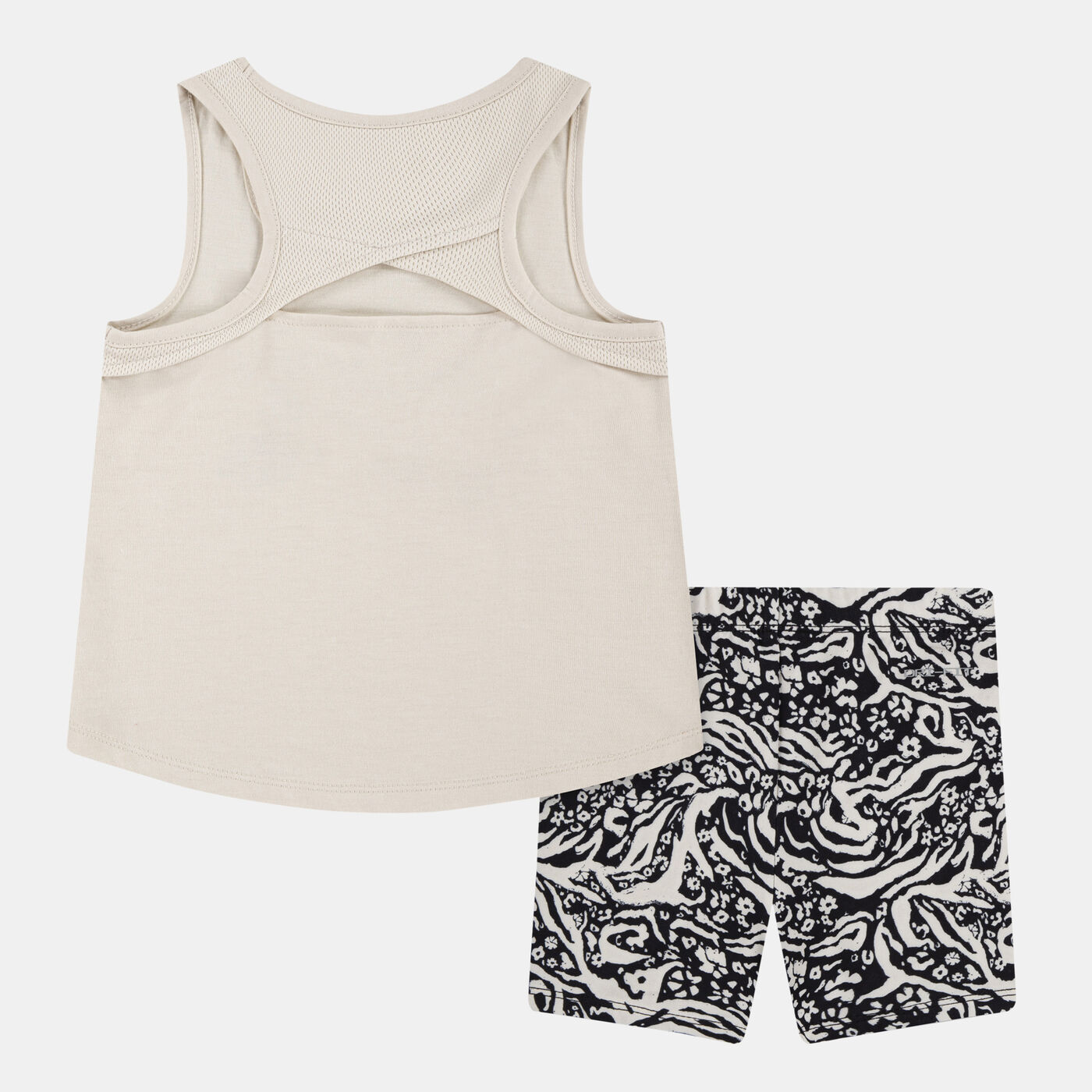 Kids' Wild Flower Tank Top and Bike Shorts Set