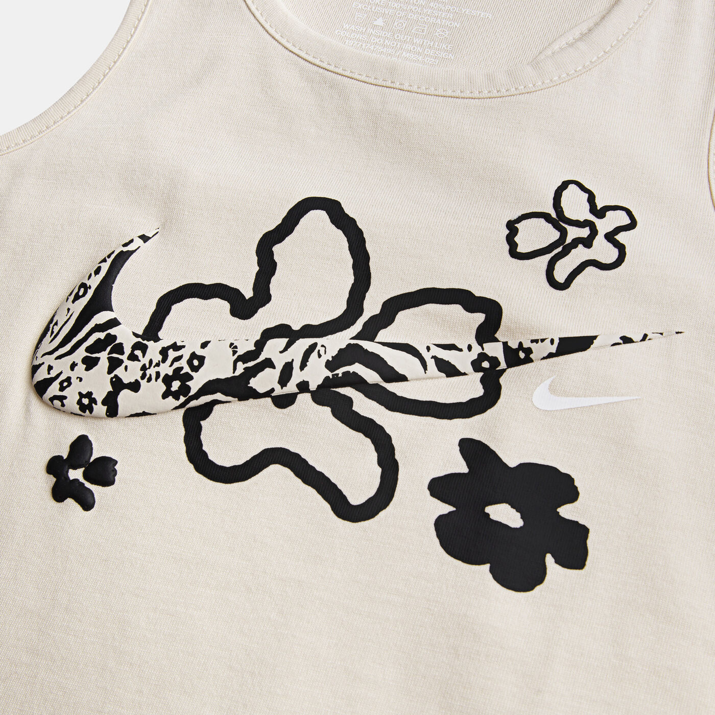 Kids' Wild Flower Tank Top and Bike Shorts Set