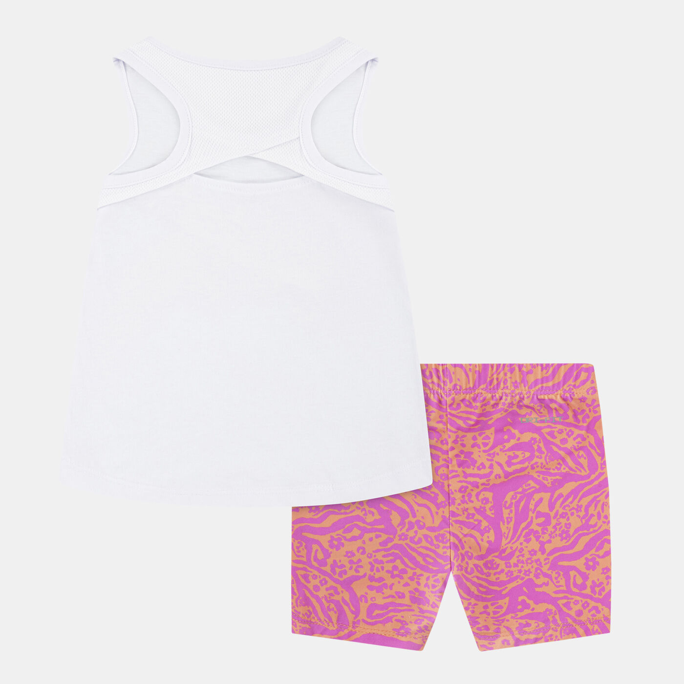 Kids' Wild Flower Tank Top and Bike Shorts Set