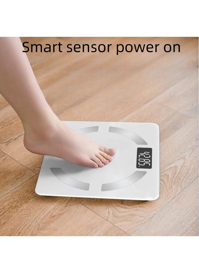 Weight Scales, Smart Body Fat Body Composition Scales BMI Analyzer Bluetooth Electronic Weighing Scale, Body Composition Monitors with Smartphone App Useful Gift for Home Family