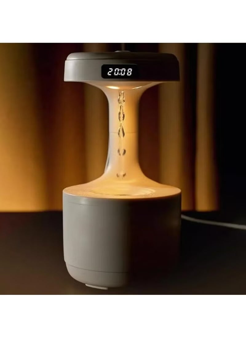 Anti-Gravity Humidifier 600ML Humidifier For Bedroom Mute Cool Mist Humidifiers USB Desktop Humidifiers With 8h Working Time Smart LED Display
