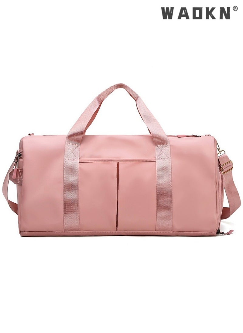 Unisex Wet and Dry Separation Gym Bag, Men's and Women's High-capacity Bag Organizer Yoga Training Crossbody Bag Sports Bag Trolley Bag , Travel Bag with Separate Shoe Compartment