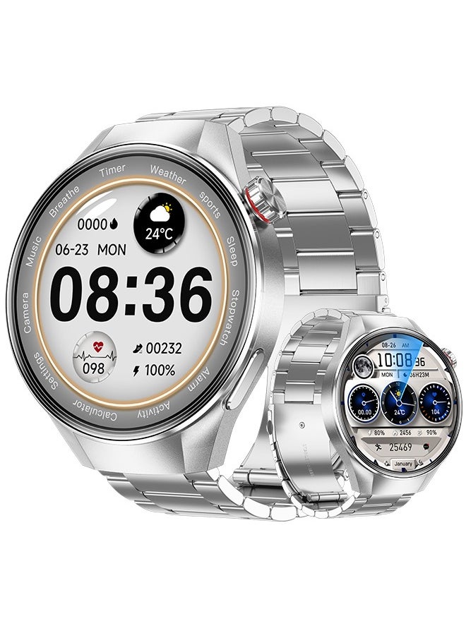 1.75-Inch Men's Bluetooth Smartwatch/Smart Bracelet, Answer/Make Calls, Exercise Sleep Monitoring, Universal For Android And IOS Systems, RT-G5 Plus