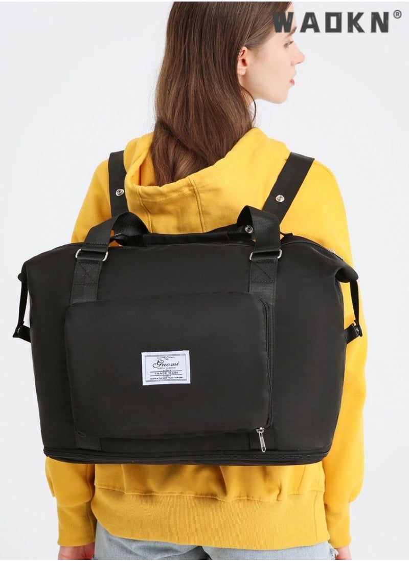 Unisex Foldable Sports Bag, Men's & Women's New Large-capacity Short-distance Gym Sacks Travel Bag, Dry and Wet Separation Fitness Bag Handbag Luggage Bag Duffle Bag Carry Bags