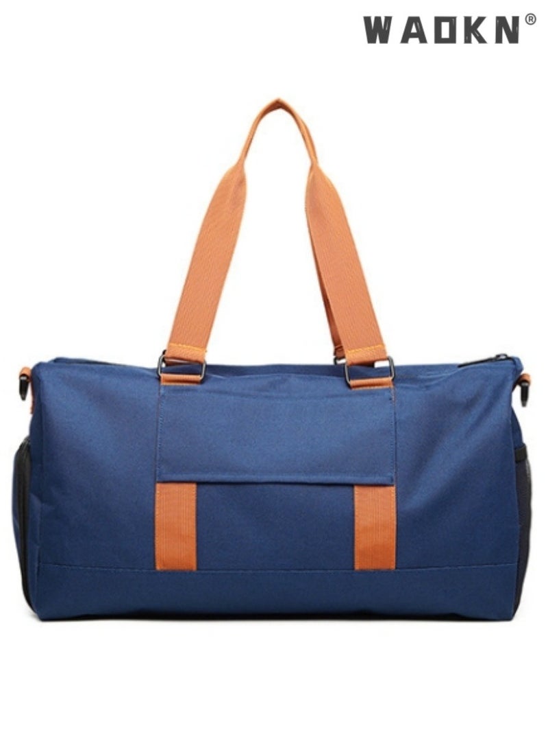 Travel Large Capacity Duffel Tote Bag for Women Men,Foldable Portable Expandable Moving Bag,Fashion Sports Fitness Gym Yoga Luggage Crossbody Handbag,Portable Independent Shoe Compartment Yoga Bag