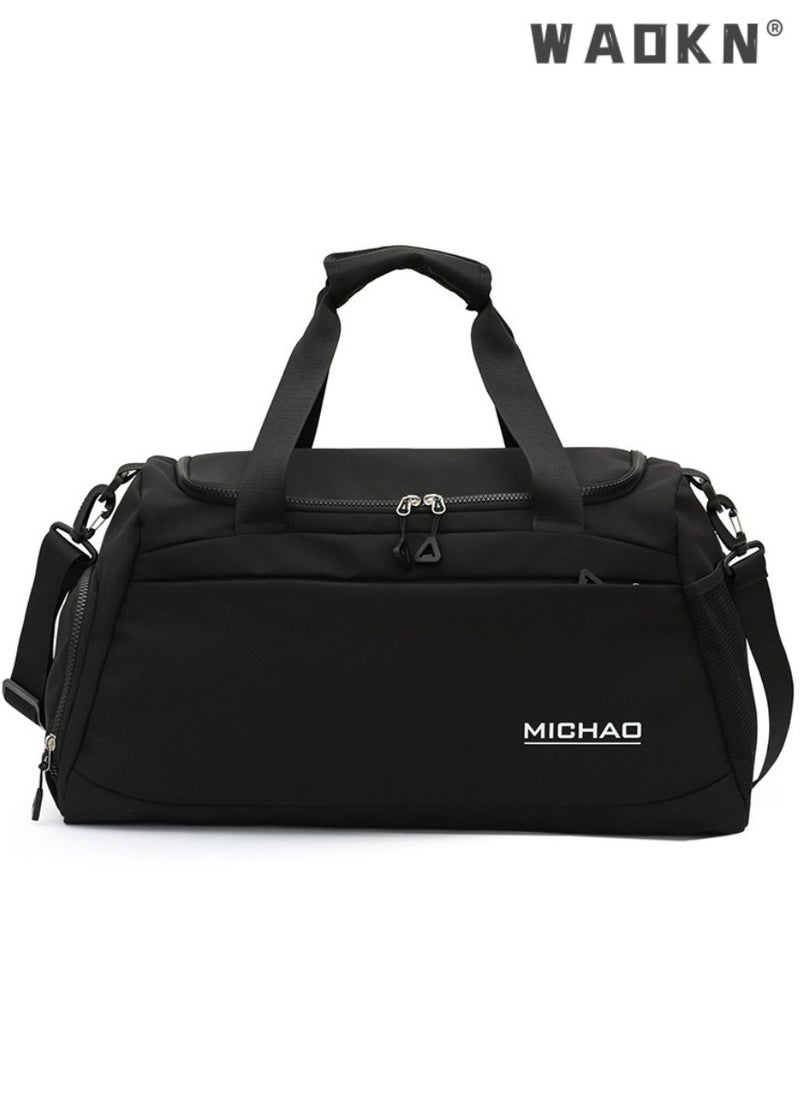 Travel Large Capacity Duffel Tote Bag for Women Men,Foldable Portable Expandable Moving Bag,Fashion Sports Fitness Gym Yoga Luggage Crossbody Handbag,Portable Independent Shoe Compartment Yoga Bag