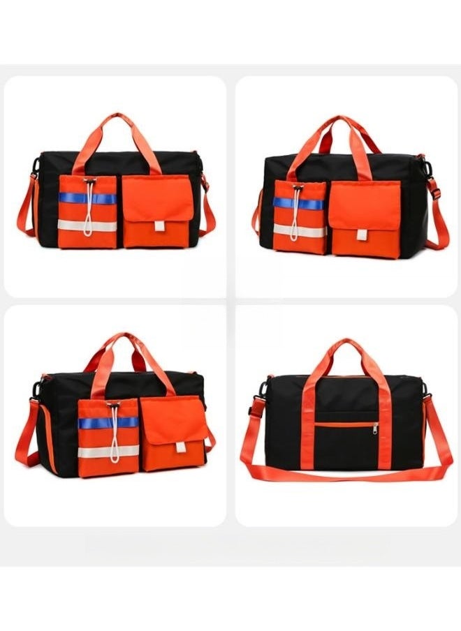 Unisex Wet & Dry Separation Gym Bag, Men's & Women's Water-Repellent Large Capacity Travel Bag, Sports Bag, Yoga Bag, with Separate Shoe Compartment Duffle Bag Trolley Bag Bag Organizer