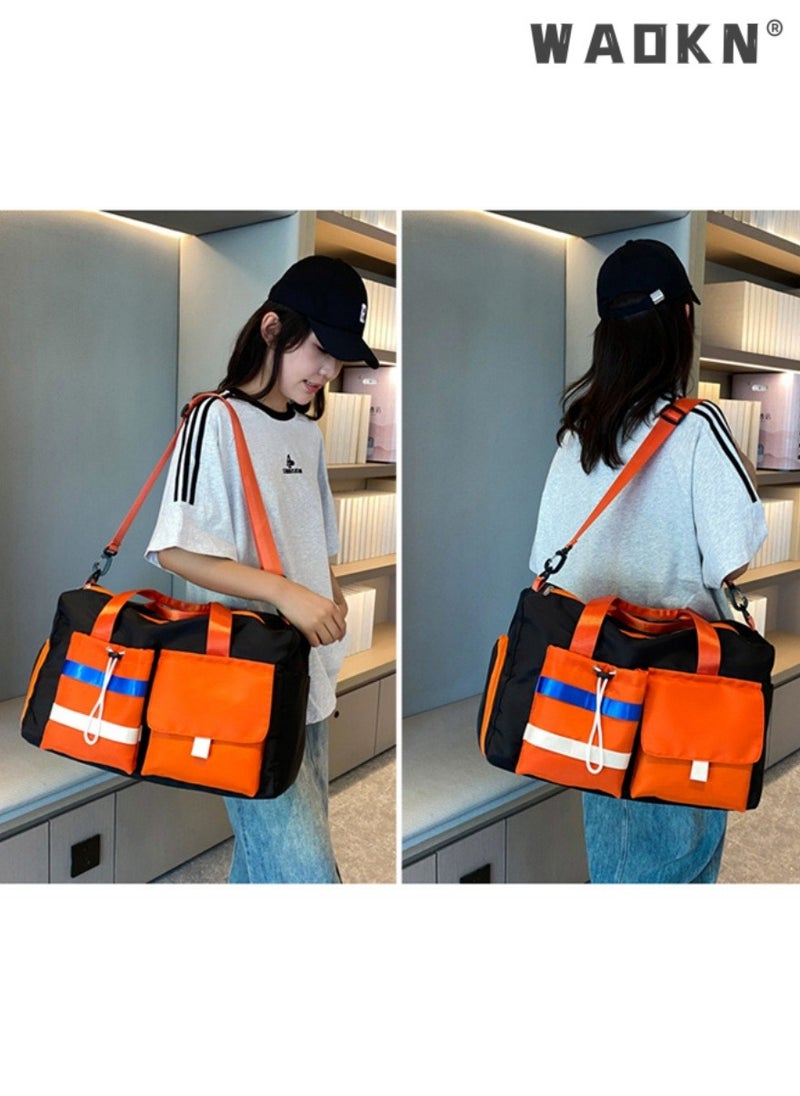 Unisex Wet & Dry Separation Gym Bag, Men's & Women's Water-Repellent Large Capacity Travel Bag, Sports Bag, Yoga Bag, with Separate Shoe Compartment Duffle Bag Trolley Bag Bag Organizer