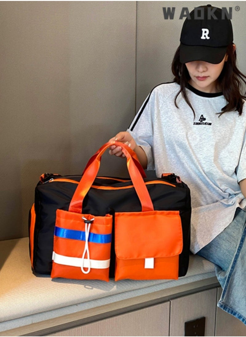 Unisex Wet & Dry Separation Gym Bag, Men's & Women's Water-Repellent Large Capacity Travel Bag, Sports Bag, Yoga Bag, with Separate Shoe Compartment Duffle Bag Trolley Bag Bag Organizer