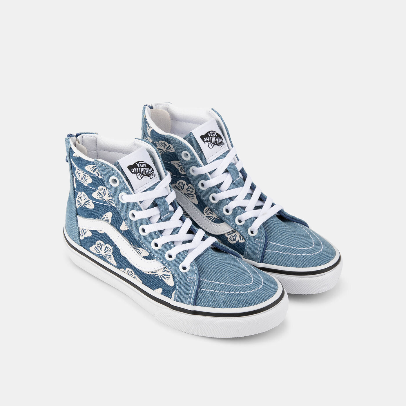 Kids' Sk8-Hi Zip Denim Shoes