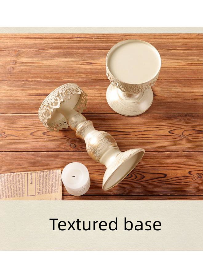 Bird Cage Candle Holders - Decorative Metal Cage Candle Lanterns for Pillar Candles Vintage Birdcage for Wedding Table Centerpiece Shabby Chic Country Home Accessories Fireplace Decor