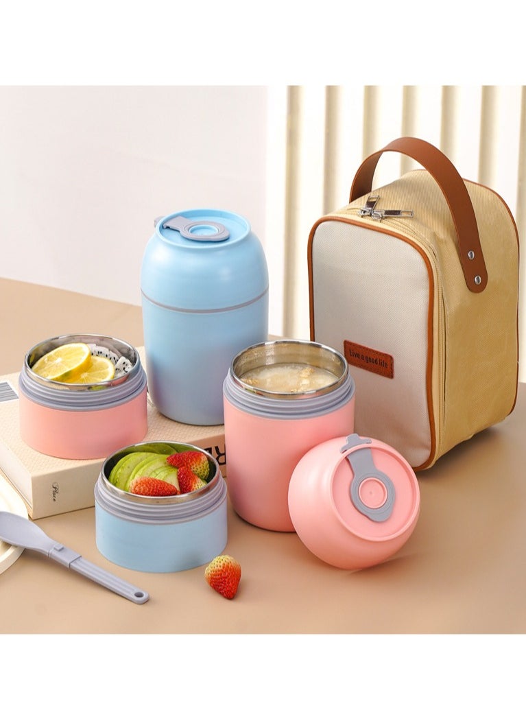 500ml Food Jar Lunch Box breakfast jar Stainless Steel Double Wall Insulated Travel Food Flask for Kids and Adults, 17oz
