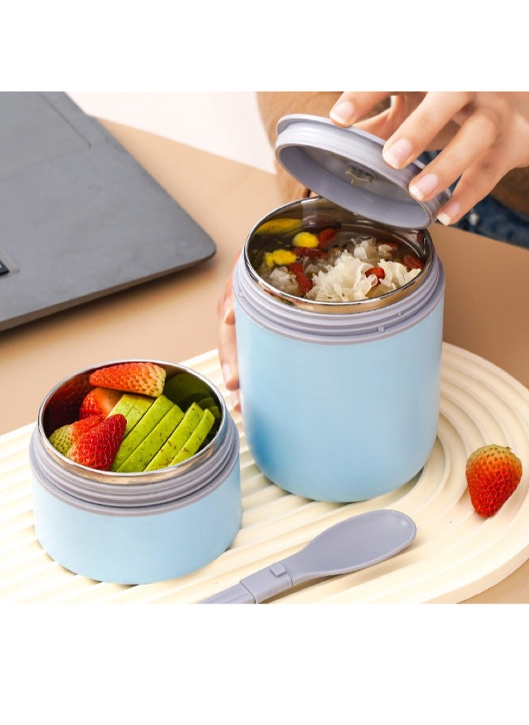 500ml Food Jar Lunch Box breakfast jar Stainless Steel Double Wall Insulated Travel Food Flask for Kids and Adults, 17oz