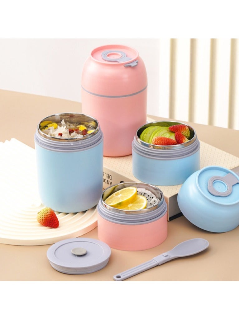 500ml Food Jar Lunch Box breakfast jar Stainless Steel Double Wall Insulated Travel Food Flask for Kids and Adults, 17oz