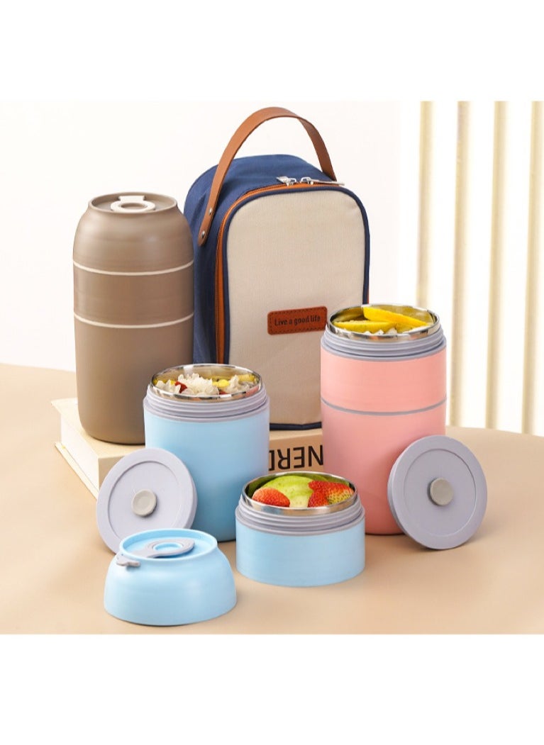 500ml Food Jar Lunch Box breakfast jar Stainless Steel Double Wall Insulated Travel Food Flask for Kids and Adults, 17oz