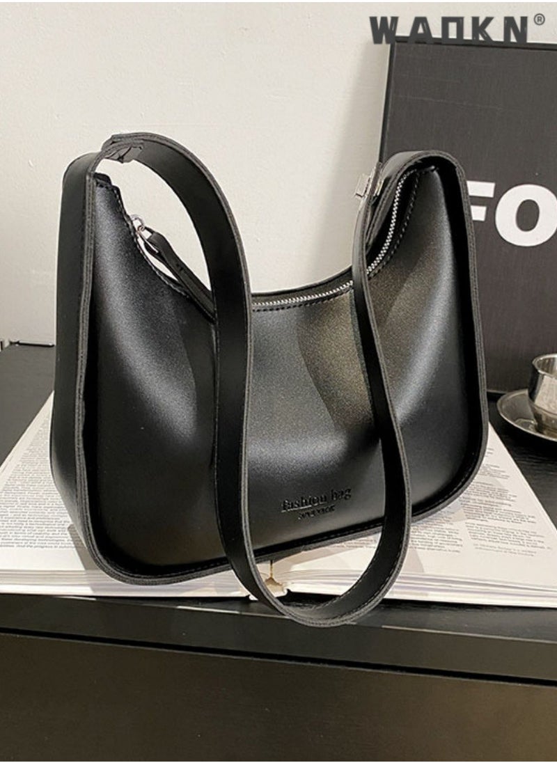Women's Fashionable and Simple Shoulder Bag,Compact Shoulder Bag for Women Waterproof Multipurpose Underarm bag Hand Bag for Travel Dating Shopping Retro Purse Bag Fashion Satchel Under the Arm