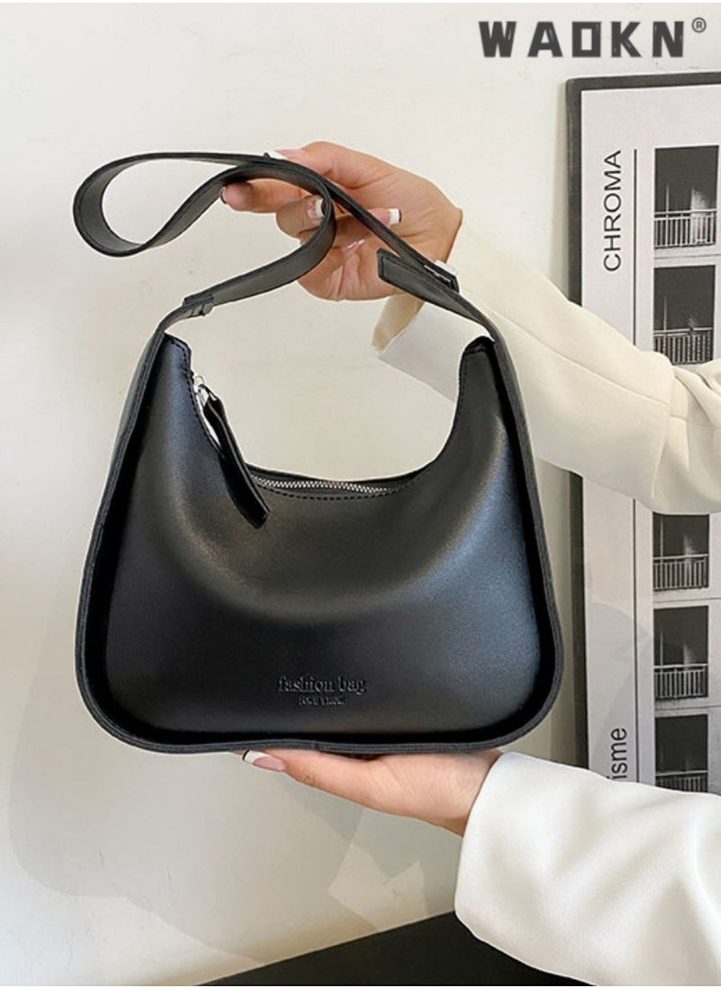 Women's Fashionable and Simple Shoulder Bag,Compact Shoulder Bag for Women Waterproof Multipurpose Underarm bag Hand Bag for Travel Dating Shopping Retro Purse Bag Fashion Satchel Under the Arm