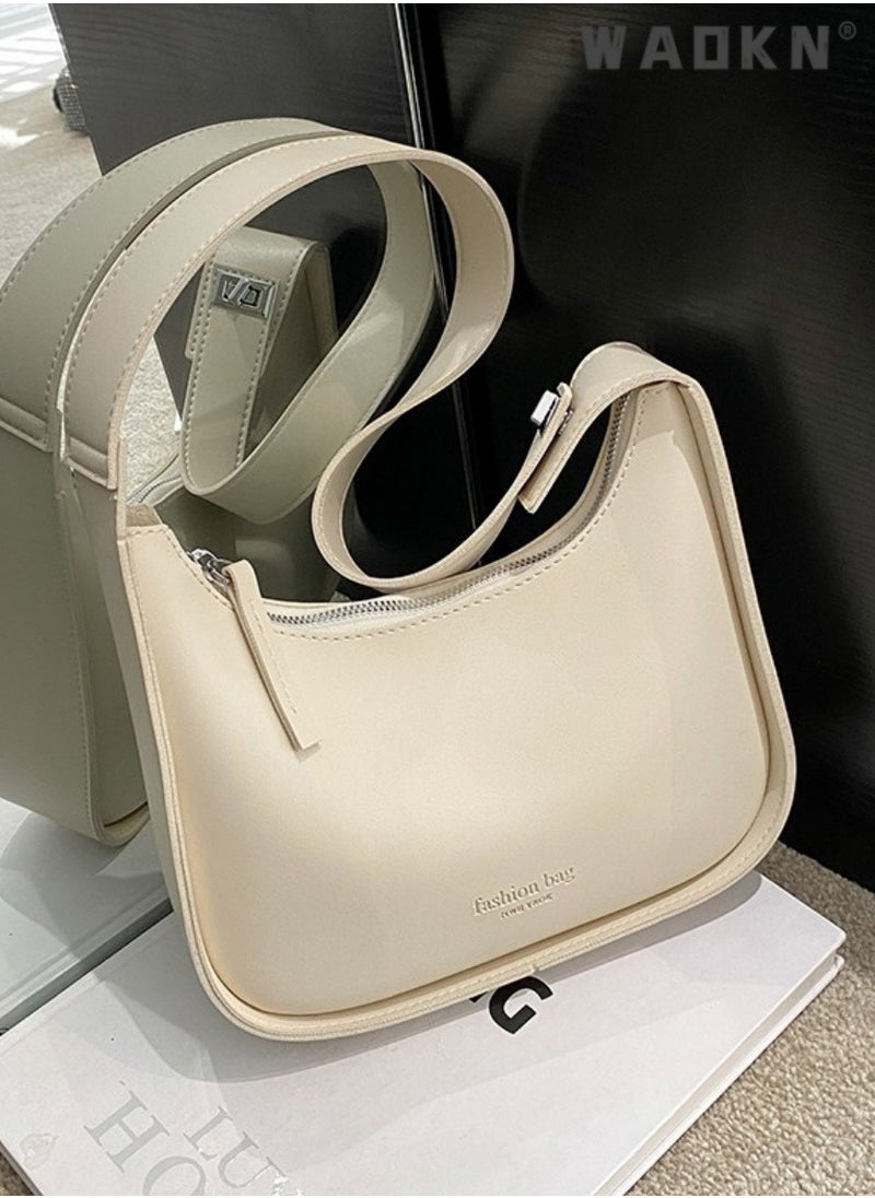 Women's Fashionable and Simple Shoulder Bag,Compact Shoulder Bag for Women Waterproof Multipurpose Underarm bag Hand Bag for Travel Dating Shopping Retro Purse Bag Fashion Satchel Under the Arm